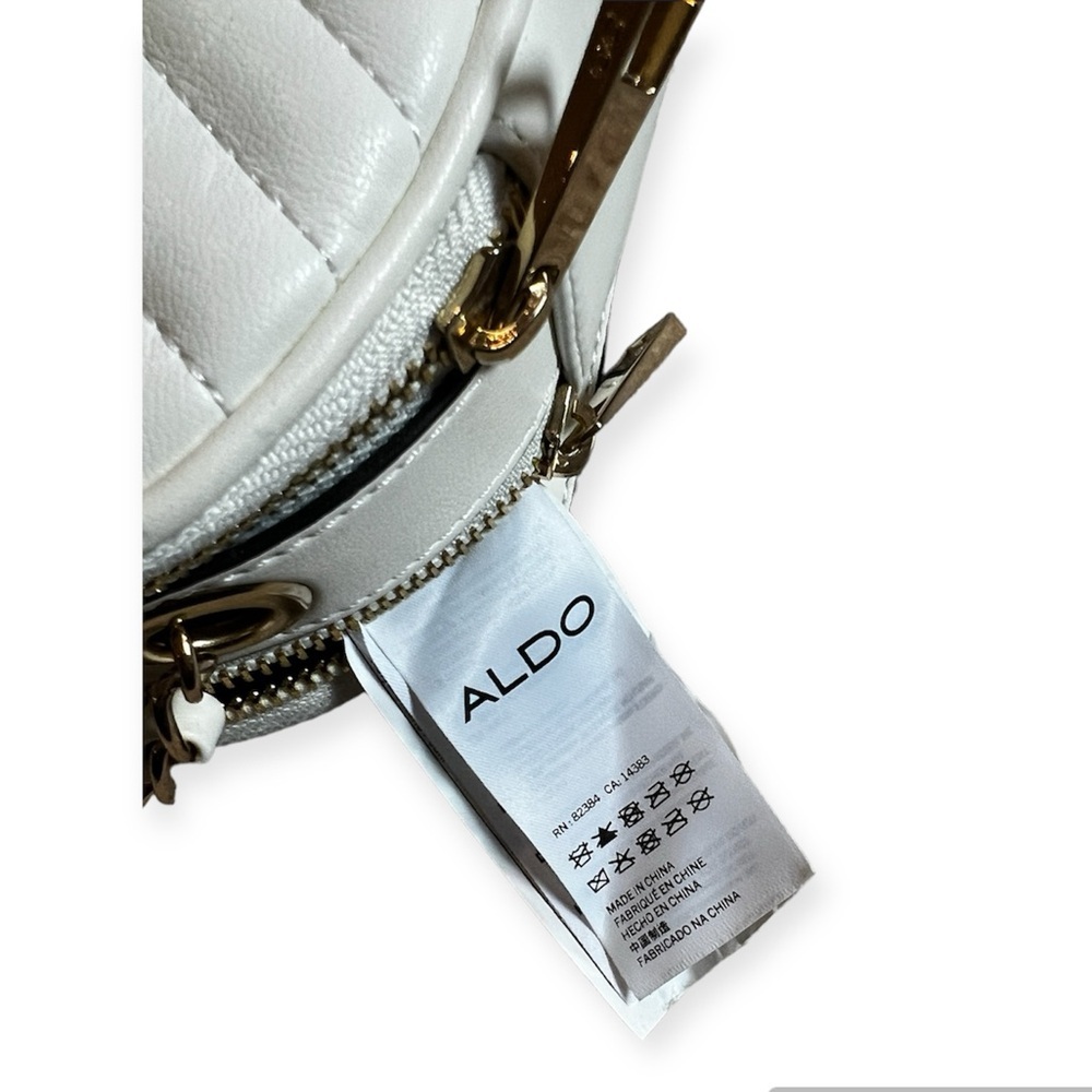 ALDO Chevron Crossbody Bag- White - Picture 10 of 11